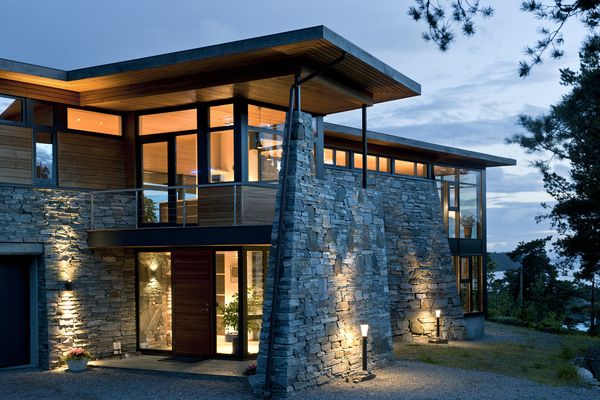 H-fasader aluminium hus i Norge